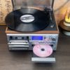Retro Vinyl Record Player Cd Player Old-Fashioned Tape Player Fmam Radio Desktop Bluetooth Speaker Amazon Export