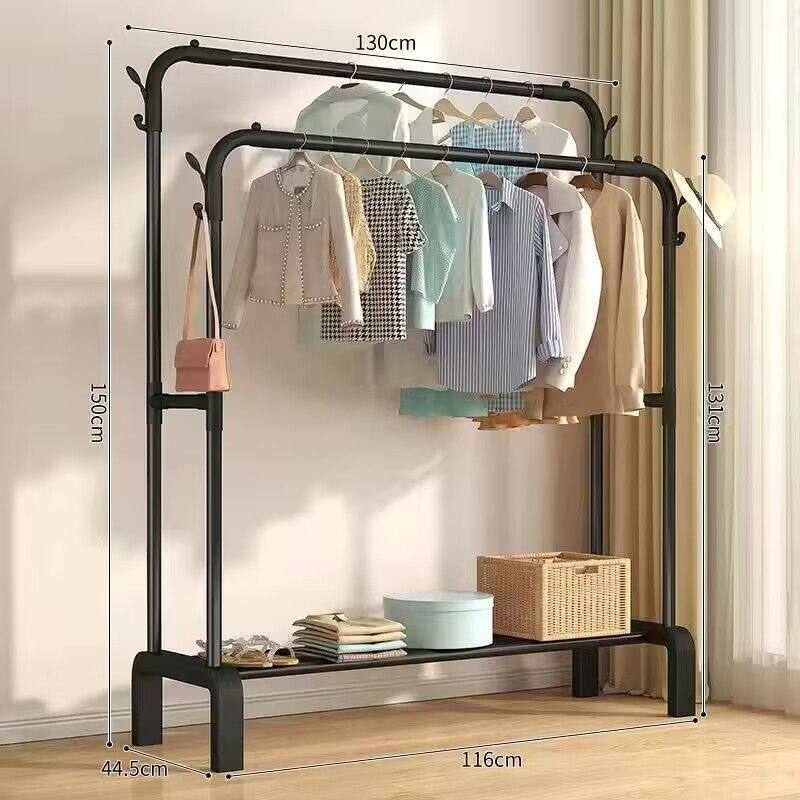 Drying Rack Floor Vertical Thickened Coat Rack Household Bedroom Balcony Clothes Drying Rack Clothes Rack