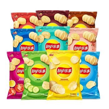 Original cucumber flavor potato chips 70g bag snack food puffed ktv party net red food snacks wholesale