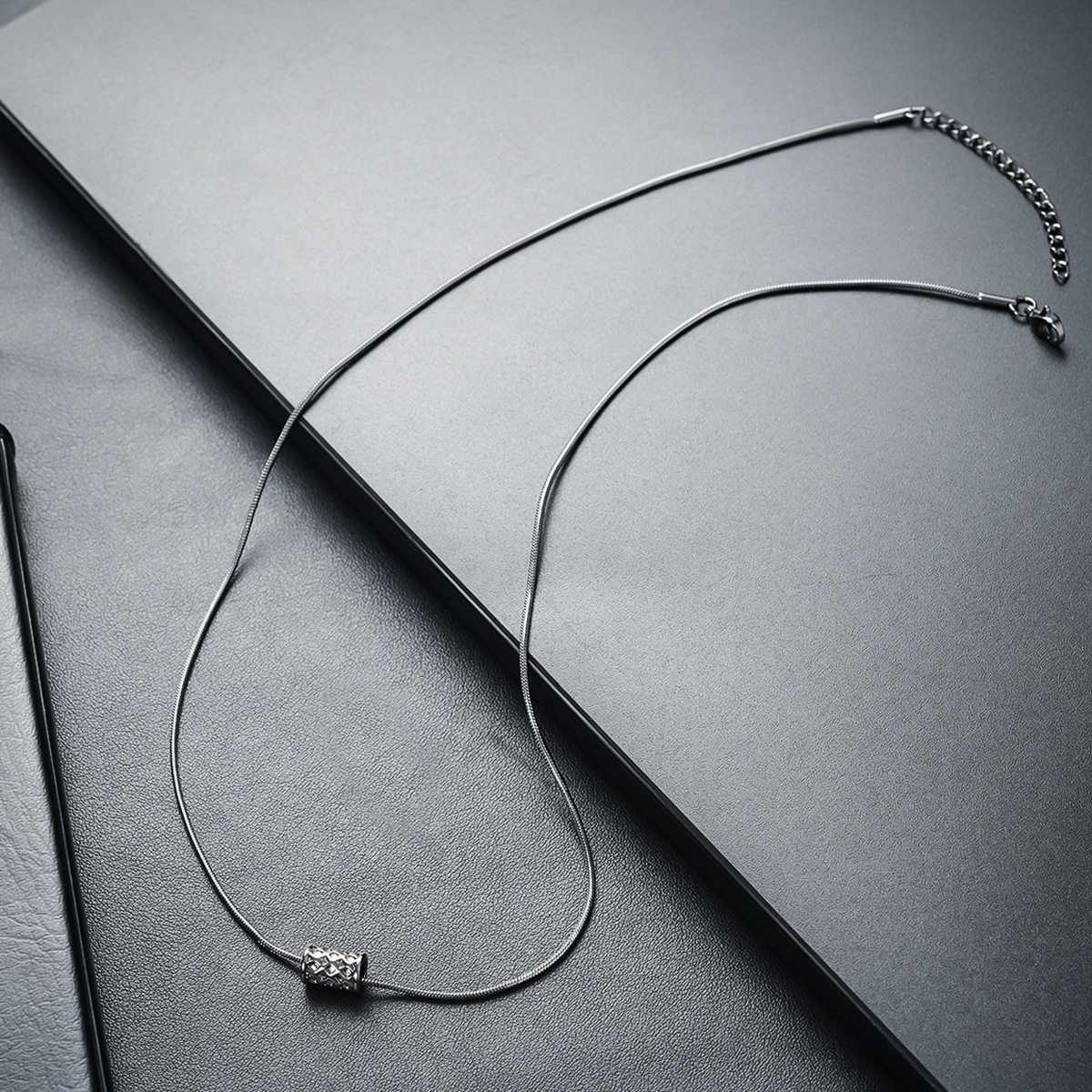 项链男钛钢不掉色简约百搭饰品女毛衣链新款时尚个性爆款嘻哈配饰