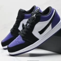 Jordan Low Black Purple