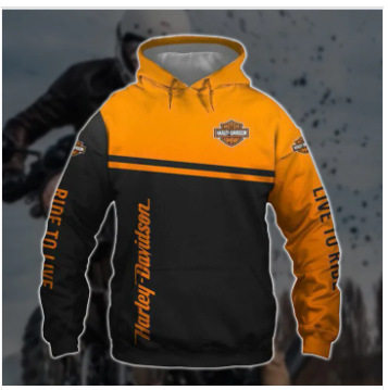 temu新款外贸春秋季男卫衣3D印花套头卫衣连帽衫厂家直销