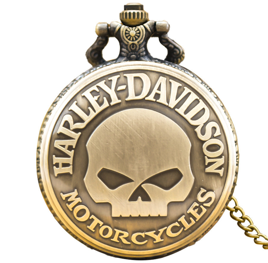 镂空时尚复古石英表个性潮流大号项链怀表厂家批发怀旧手表