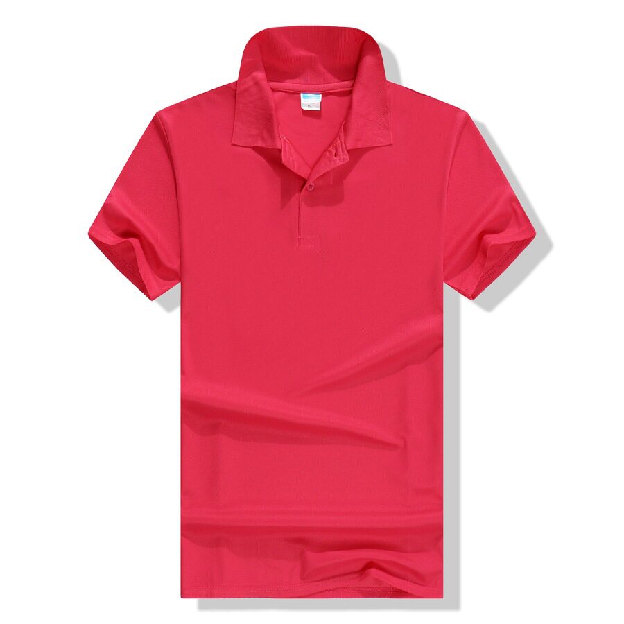 厂家批发制定夏季纯色短袖t恤工作服polo衫企业文化宣传服印logo
