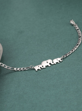 小象手链吊装不锈钢简约