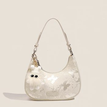 Trendy Women's Bag Original Design Crescent Bag 2026 New High-End Niche Commuter Underarm Bag Single Shoulder Crossbody Bag