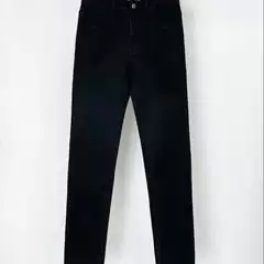 Black Jeans Men's 2024 Spring and Autumn New Slim-fit Small Leg Casual Business Straight Loose Trousers Pure Black