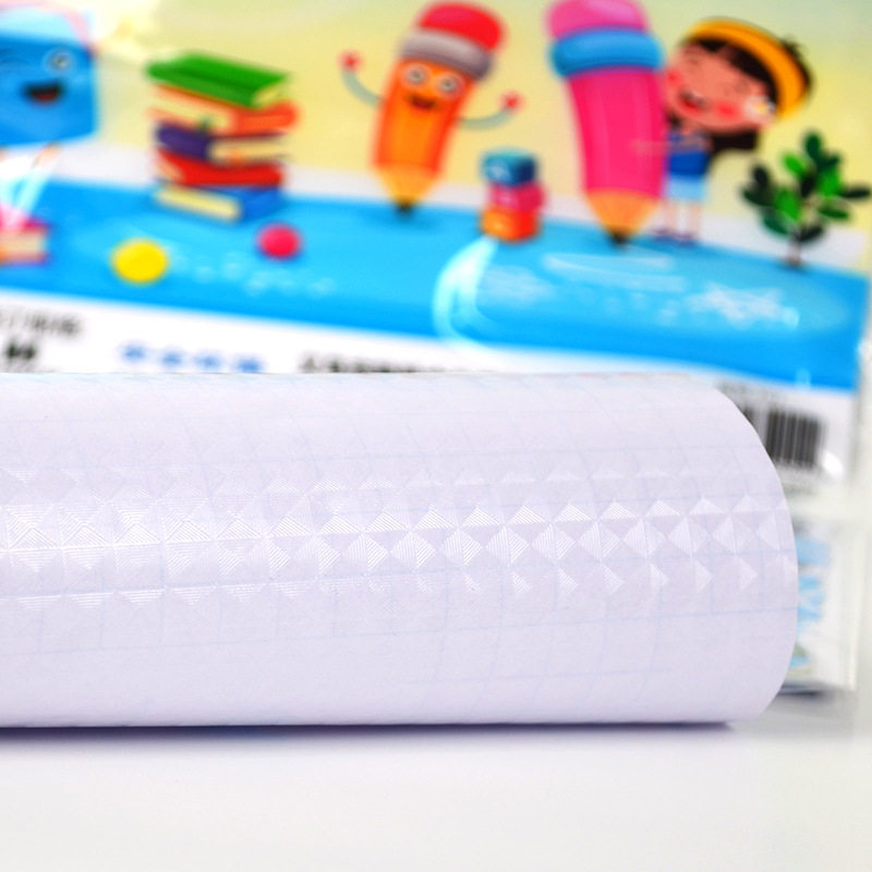 Self-Adhesive Book Cover Book Cover Book Cover Self-Adhesive Book Cover Film Primary School Student 16K A4 Bag Book Paper Transparent Frosted Diamond Pattern