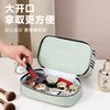 Dry and Wet Separate Wash Bag Women's Portable Waterproof Cosmetic Bag Cosmetic Finishing Swimming Fitness Bathroom Transparent Storage Bag