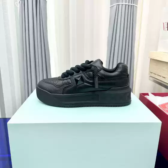 Spring and Autumn Fashion Show Couple Style Men's and Women's Shoes Thick-Soled Platform White Shoes Fashionable Sports Casual Shoes Bread Shoes