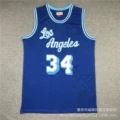 Lakers #34 los angeles lakers blue