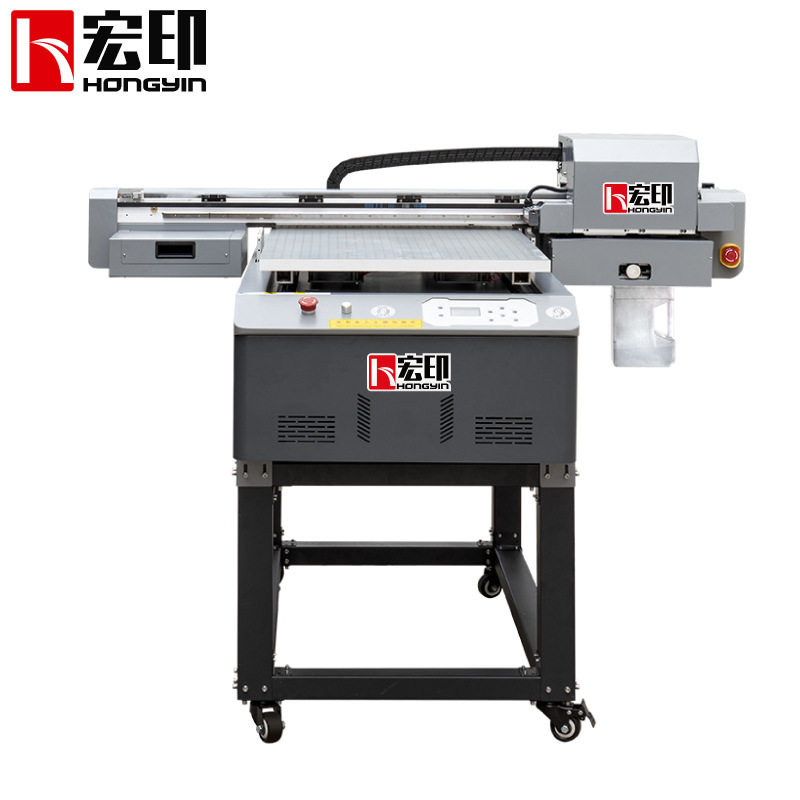 Hongyin 6090Uv Flatbed Printer 3D Relief Mural Printing Pvc Acrylic Printing Mobile Phone Case Sign