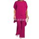 Europe and the United States cross-border 2025 early spring new temperament chiffon solid color loose irregular fashion suit