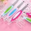 Nail File Nail Tool Exfoliating Fork Stainless Steel Supplies Double Head Multifunctional Polishing Beginner Manicure Tool