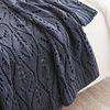 Knitted sofa casual blanket Nordic style blanket sofa decorative blanket cross-border one-piece delivery New wool blanket