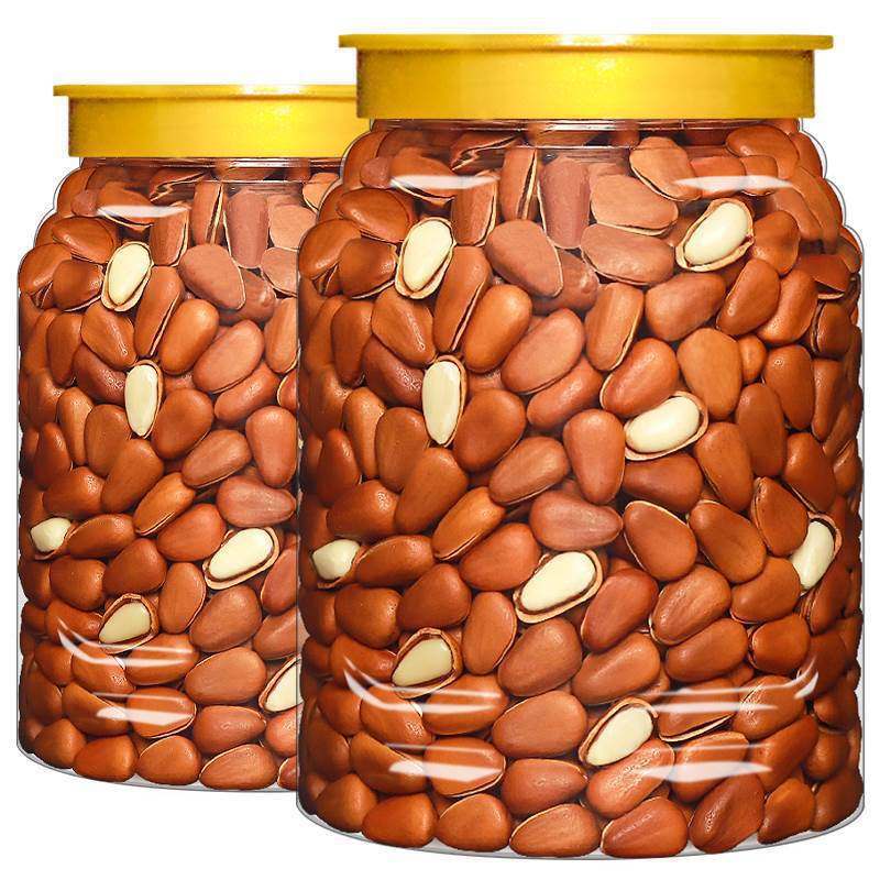 Northeast pine nuts 500g non-large particle hand-peeled open red pine nuts snacks dried fruit bulk other packaging