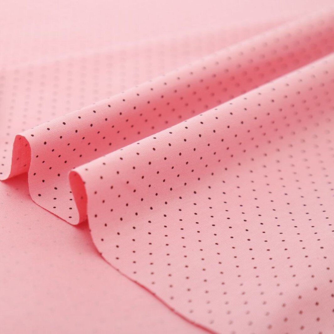 1.6m Width Pure Cotton Twill Printed Fabric 1mm Small Dots Cotton Fabric Wholesale