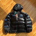 Fox glossy down jacket (black)