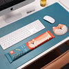 Cute Chai Dog Silicone Wrist Guard Mouse Pad Memory Foam Keyboard Hand Bracket Office Wrist Guard Oversized Mat Palmrest