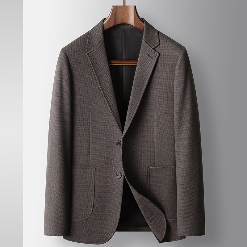 Áo Vest Blazer Nam Dáng Ôm Vừa Vặn Màu Nâu