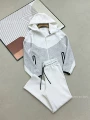 Suit. white and light gray