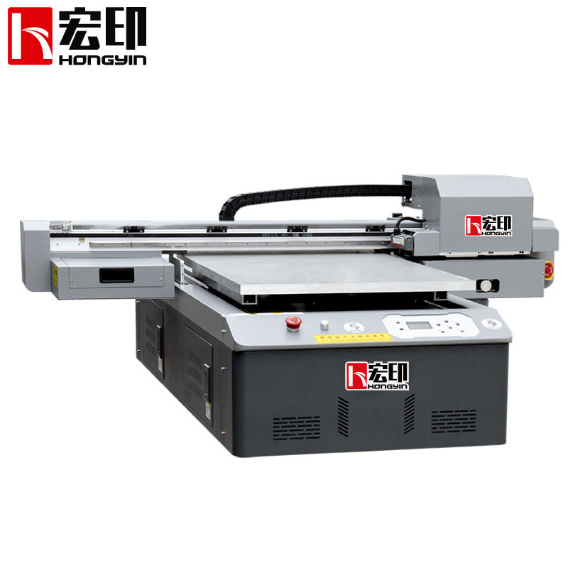 Hongyin 6090Uv Flatbed Printer 3D Relief Mural Printing Pvc Acrylic Printing Mobile Phone Case Sign