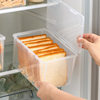 Household crisper food grade refrigerator special transparent plastic toast bread storage box kitchen refrigerator storage box