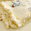 Korean Ins Blogger's Same Chiffon Summer Quilt Set Quilted Girly Heart Washed Cotton Ruffled Double Bed Cover