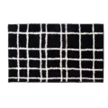 Black grid-cross stripes
