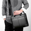 Baoding Baigou leather texture men's handbag business bag briefcase men's casual messenger bag