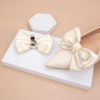 1 Piece of Mesh Rhinestone Bow Silver Sequin Trim Shoe Clip Detachable Wedding Party High Heels Shoe Flower