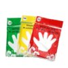 Disposable Gloves Thick Plastic Gloves Food Beauty Gloves Shampoo Kitchen Food Use 100 Pack Transparent Gloves