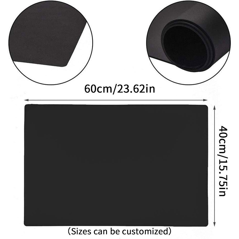 2025 new cross-border tailable black induction cooker protection pad environmentally friendly non-slip anti-fouling anti-oil electric heating plate protection