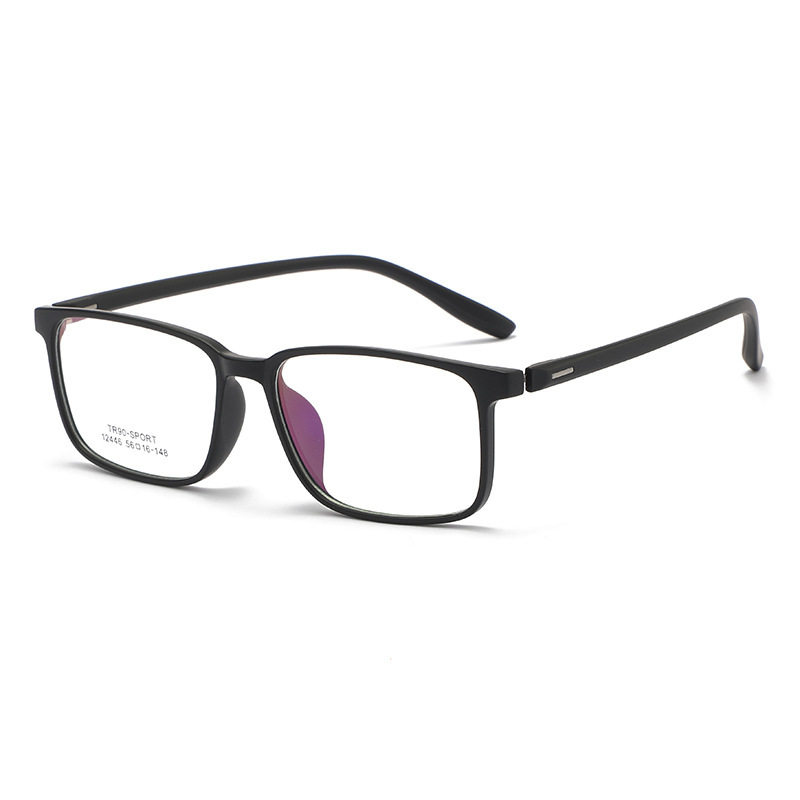 in stock TR90 Square Glasses Large Frame Ultra Light Comfortable Glasses Frame for Men and Women Retro Myopia Optical Frame