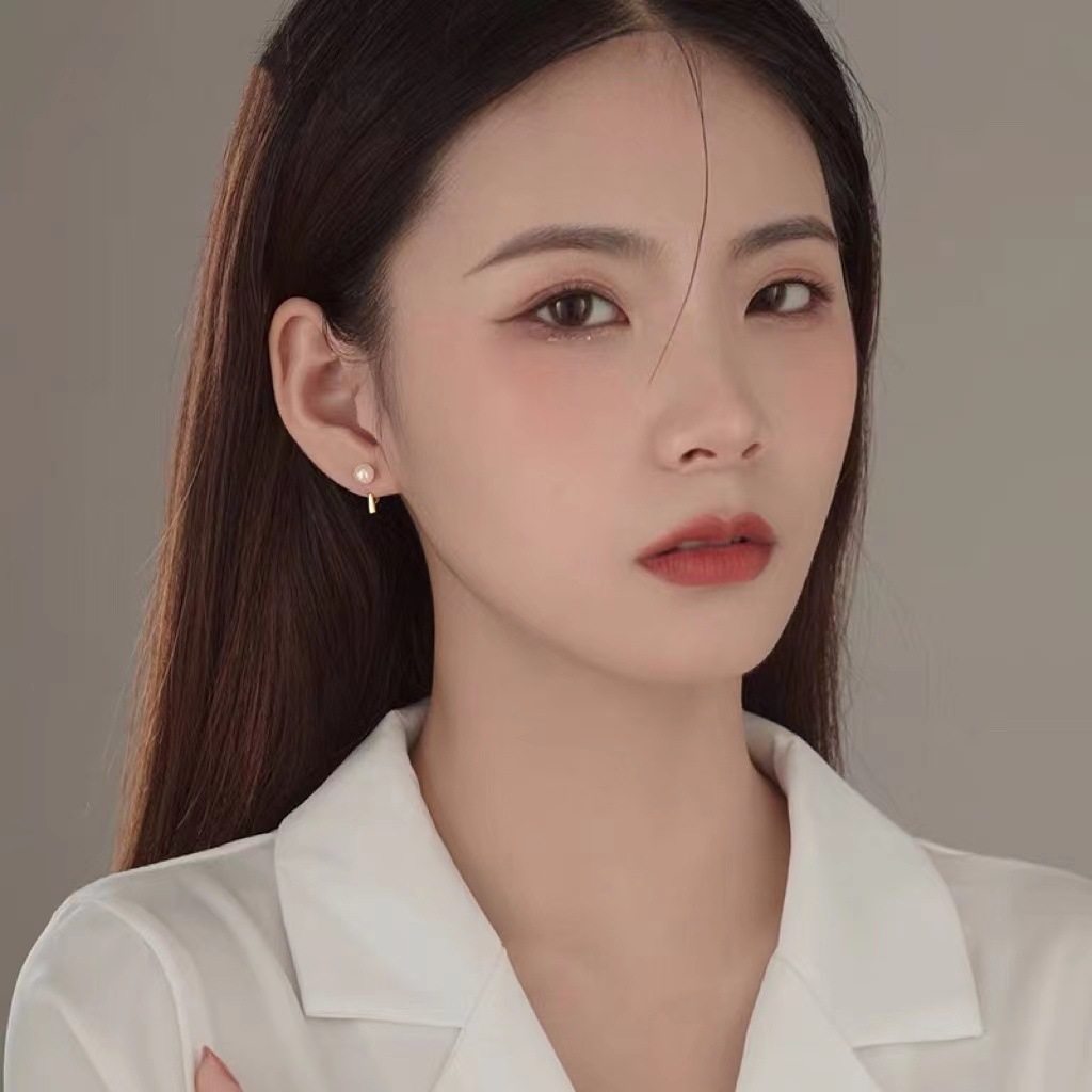 s925纯银珍珠耳钉女气质巴洛克耳环级感小众设计韩国耳饰,淘宝优惠券,粉丝福利购,淘宝优惠卷