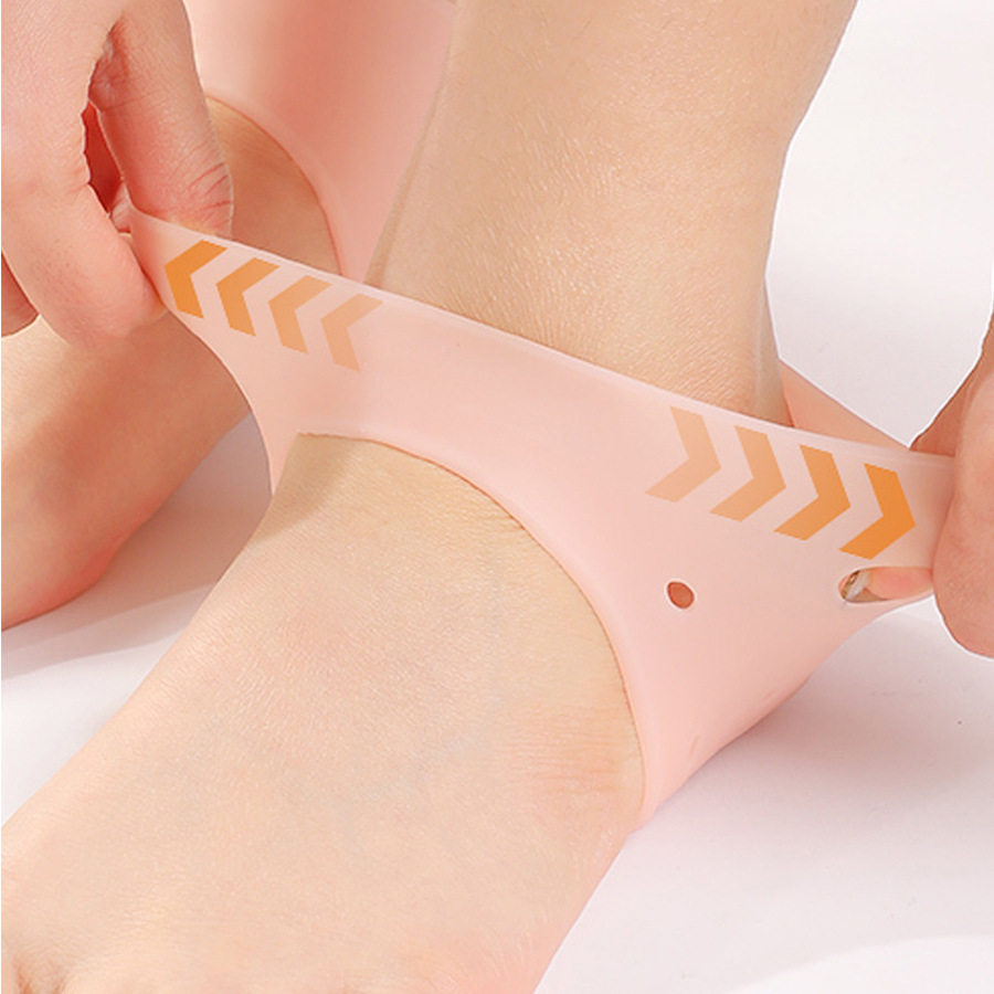 Heightening Pad Invisible Women's Heightening Insole Silicone Men's Heel Cover Pad Socks Casual Heightening All in One