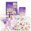 Cross-Border hand book gift box stickers 180 pieces European and American Flowers High-looking diy material scrapbook hand book suit