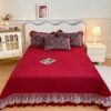 Class a Classy Winter Thickeneded Milk Velvet Bed Cover Four-Piece Quilt Cover Warm Double-Sided Velvet 4-Piece Set Extra Thick for the Year of Birth
