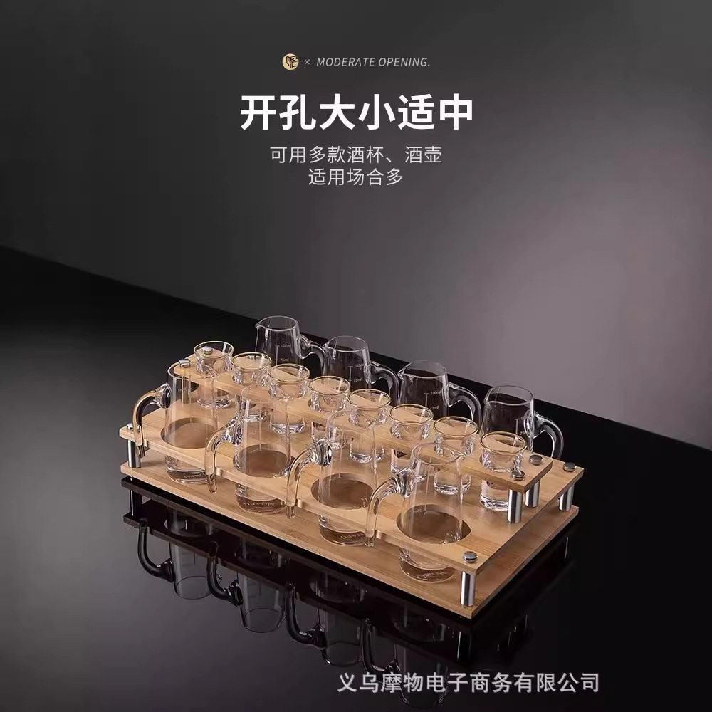 Wine Glass Rack Storage Rack Household Wine Glass Cup Rack Wine Dispencer Rack suit Bullet Cup Rack Display Rack
