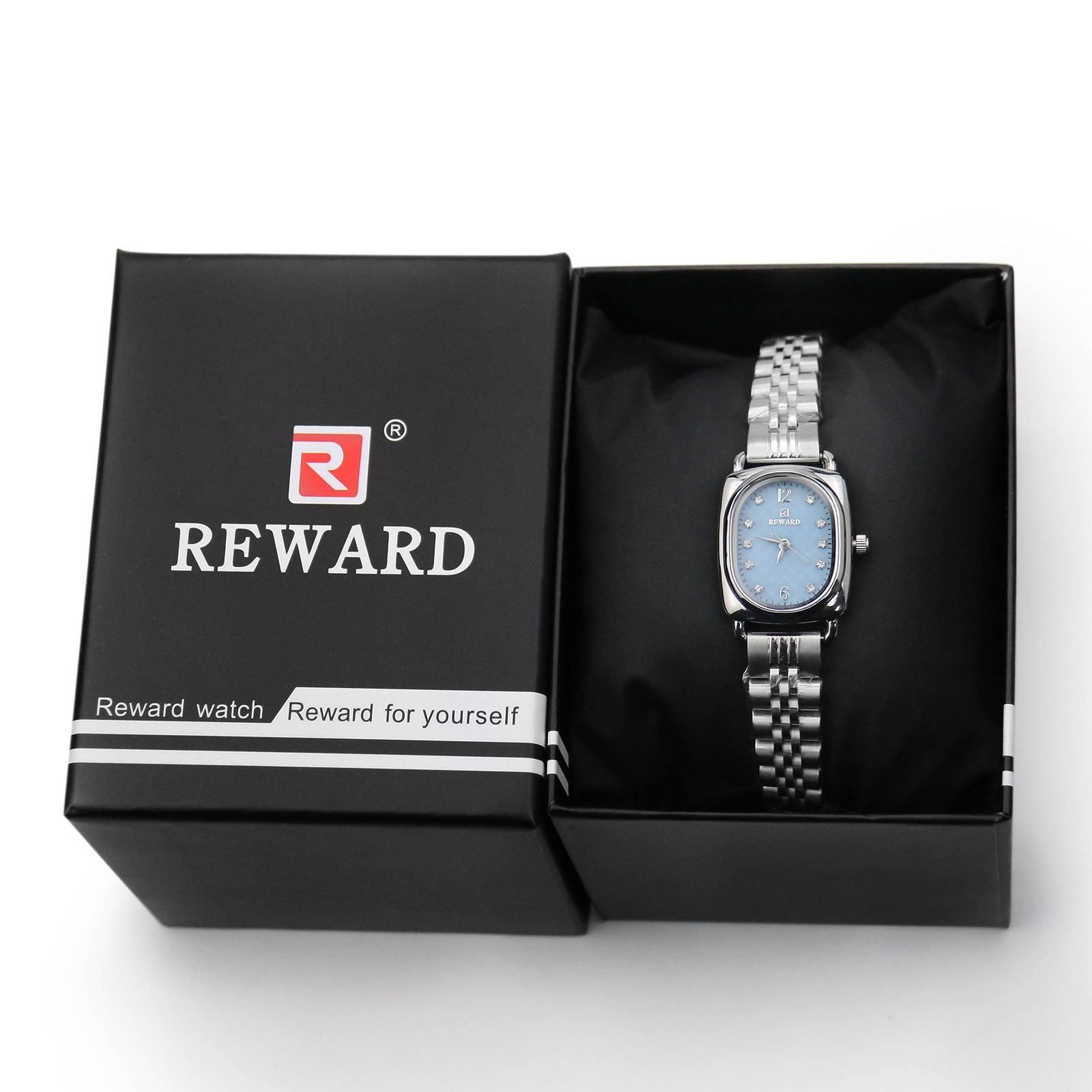 Reward Watch Gift Packaging Box Original Watch Box High-End Watch Gift Box Cross-Border Heaven and Earth Cover Packaging Box Square Box