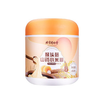 Beijing Tongrentang Hericium erinaceus yam millet paste canned nutrition breakfast stomach powder meal substitute porridge in stock wholesale