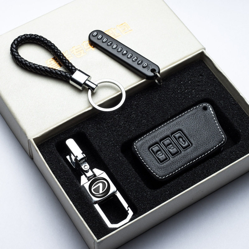Suitable for Lexus key case GS IS ES200 NX RX300 CT200h car leather buckle