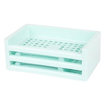 Yingcai Desktop Simple Storage Rack Multi-Layer Office Popular Creative Storage Organizer Plastic 3 Colors Optional