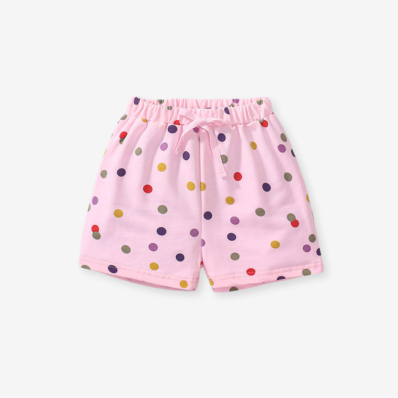 Girls' Summer Pants, Cute Kids' Shorts, Baby Sweet Style Trousers