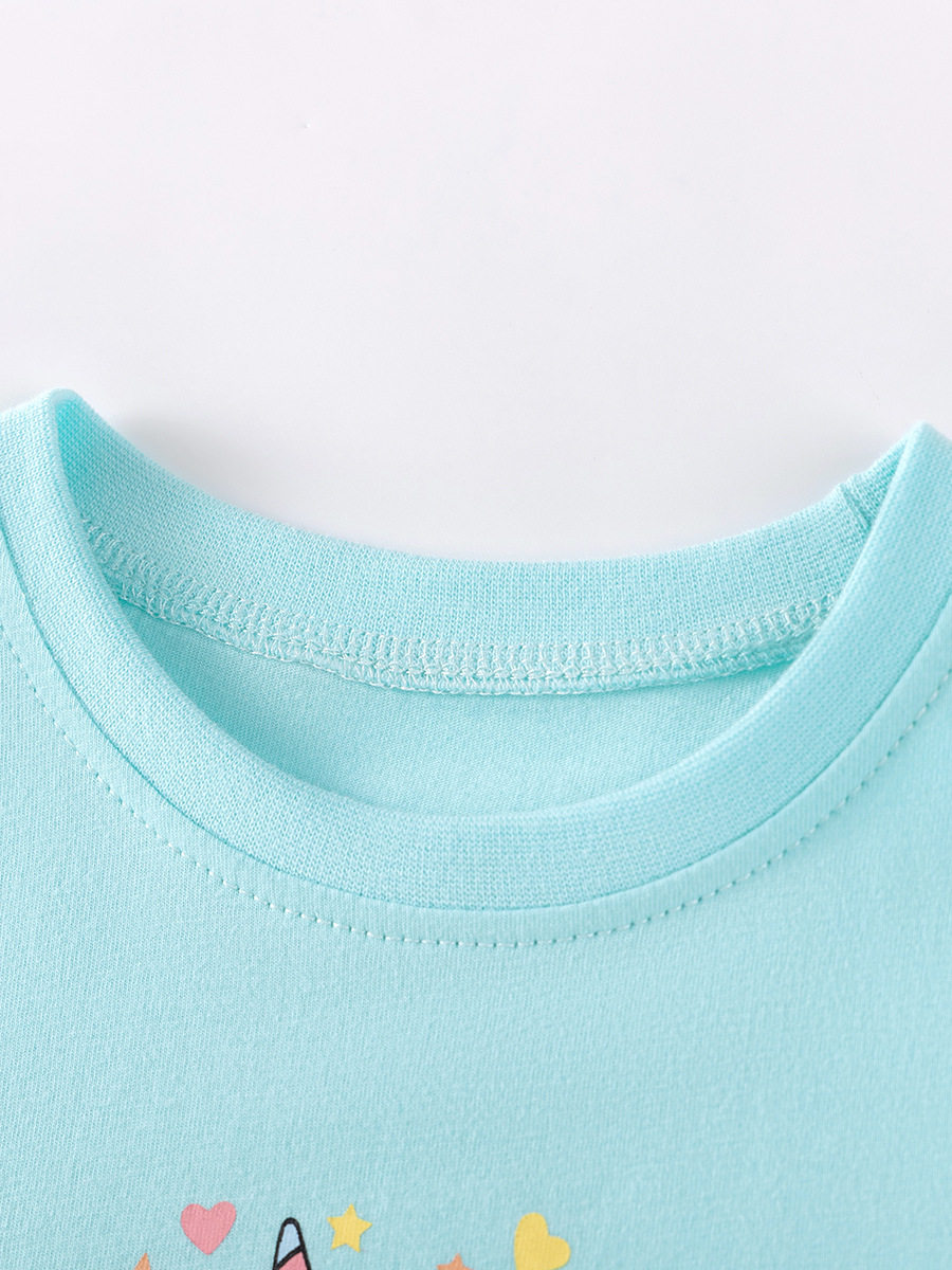 Summer Short-sleeve Girls' Tulle Dress, Cute Cartoon Style Kids' Princess Dress