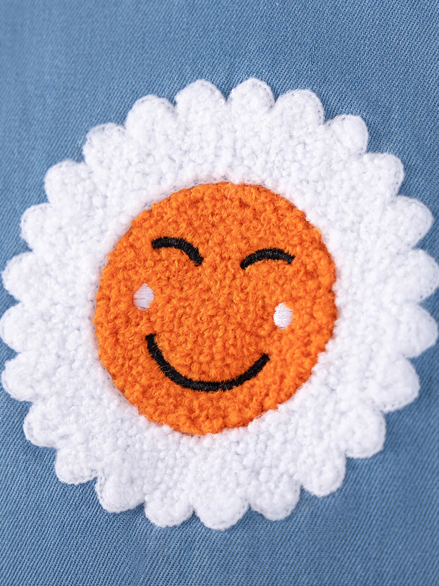 Summer Girls' Denim Dress, [Style] Kids' Dress, Cute Cartoon Kids' Dress