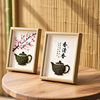 Hollow Tea DIY Simple Creative Leisure 7-Inch 8inch 10inch Wooden Photo Frame Manufacturer Wholesale Home Leisure Frame