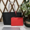 Black with bright red