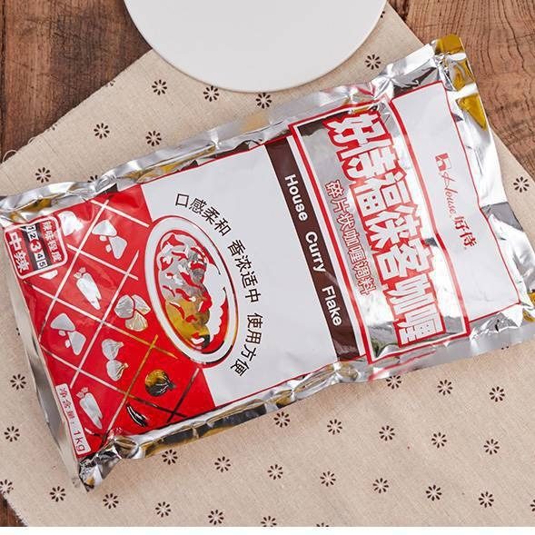 Haoshi Fuleike Curry Shredded Blocks Commercial 1kg Curry Blocks 1000g Japanese Curry Powder Guli Sauce Fish Eggs