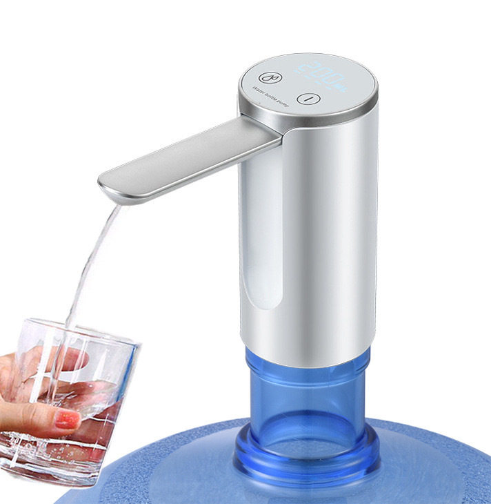 电动桶装水抽水器智能充电上水器吸水家用简易饮水机龙头压水器